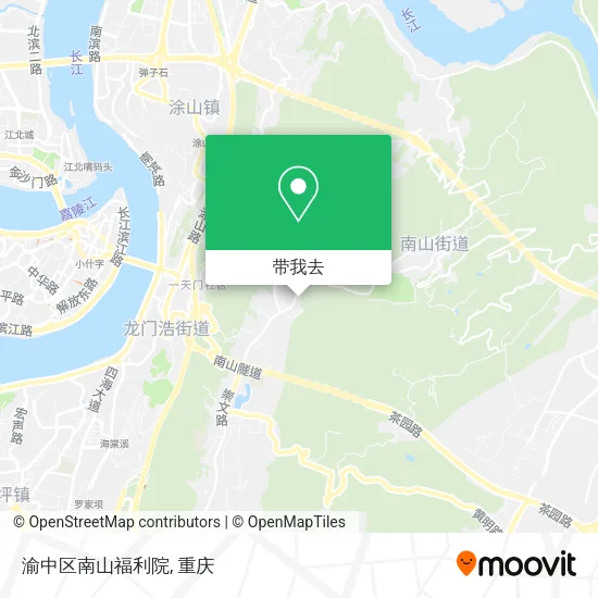 渝中区南山福利院地图