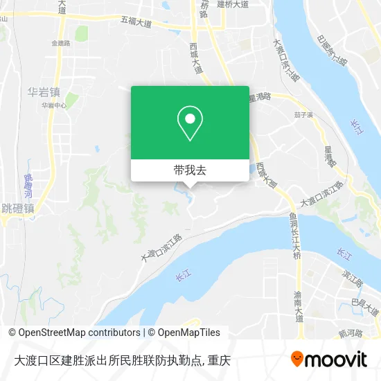 大渡口区建胜派出所民胜联防执勤点地图