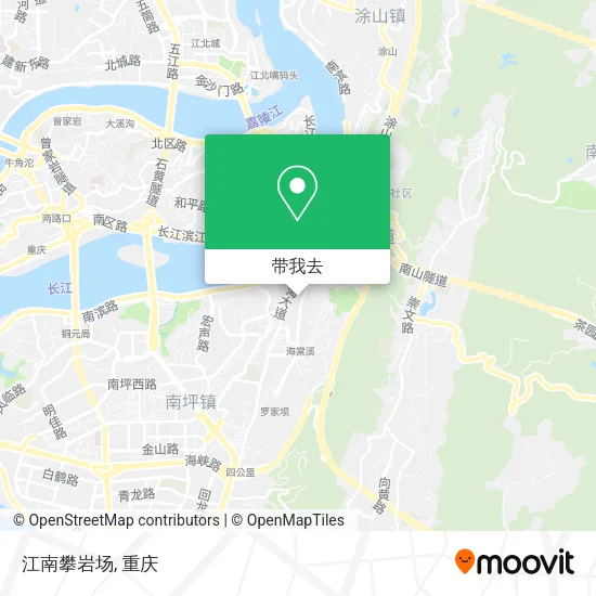 江南攀岩场地图