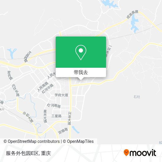 服务外包园E区地图