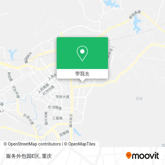 服务外包园E区地图
