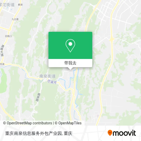 重庆南泉信息服务外包产业园地图