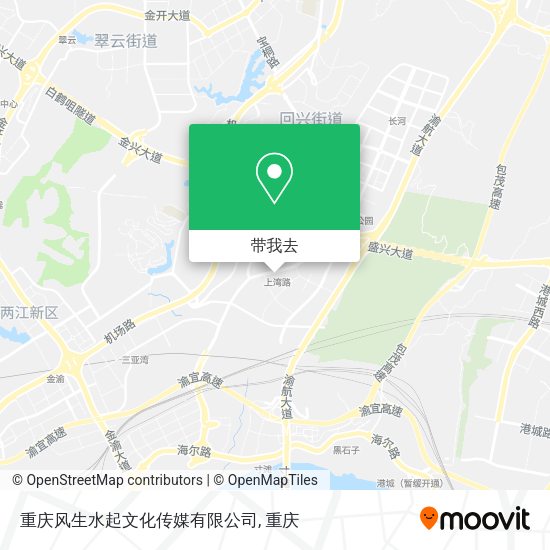 重庆风生水起文化传媒有限公司地图