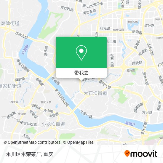 永川区永荣茶厂地图