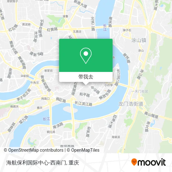 海航保利国际中心-西南门地图