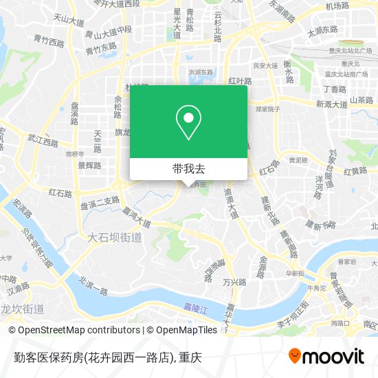 勤客医保药房(花卉园西一路店)地图