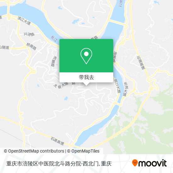 重庆市涪陵区中医院北斗路分院-西北门地图