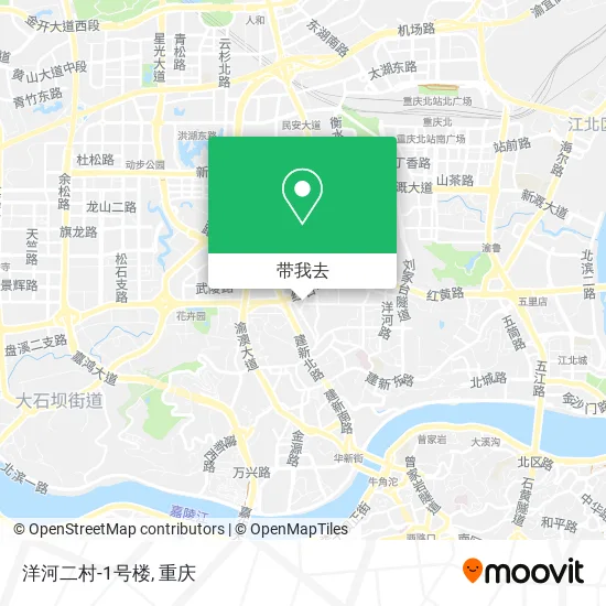 洋河二村-1号楼地图