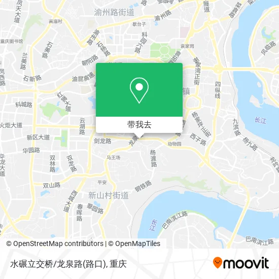 水碾立交桥/龙泉路(路口)地图