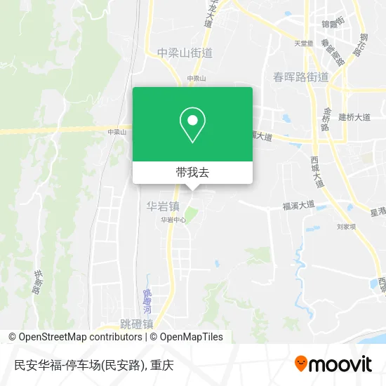 民安华福-停车场(民安路)地图