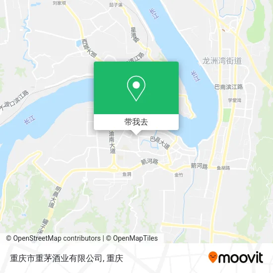 重庆市重茅酒业有限公司地图