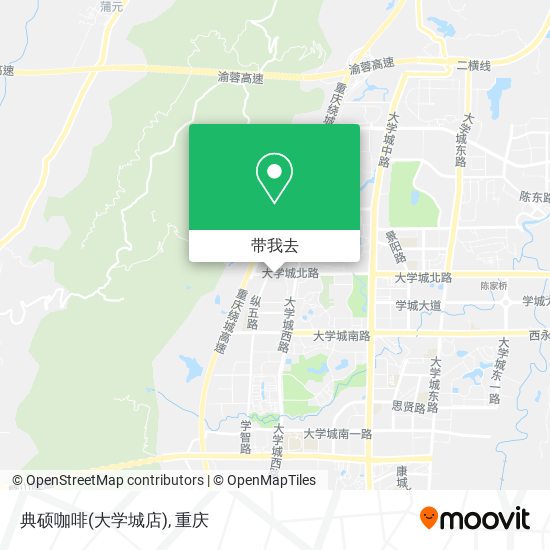 典硕咖啡(大学城店)地图