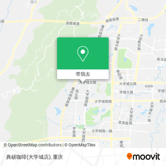 典硕咖啡(大学城店)地图