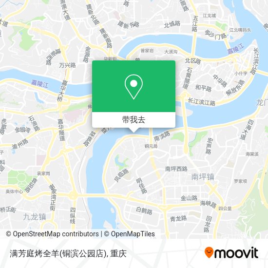 满芳庭烤全羊(铜滨公园店)地图