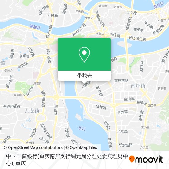 中国工商银行(重庆南岸支行铜元局分理处贵宾理财中心)地图