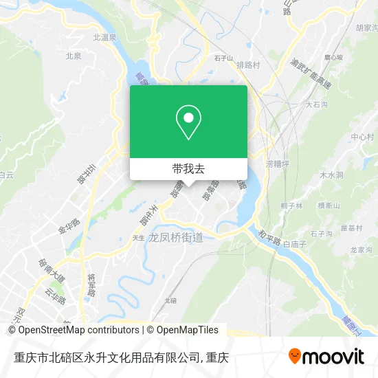 重庆市北碚区永升文化用品有限公司地图