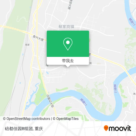 碚都佳园B组团地图