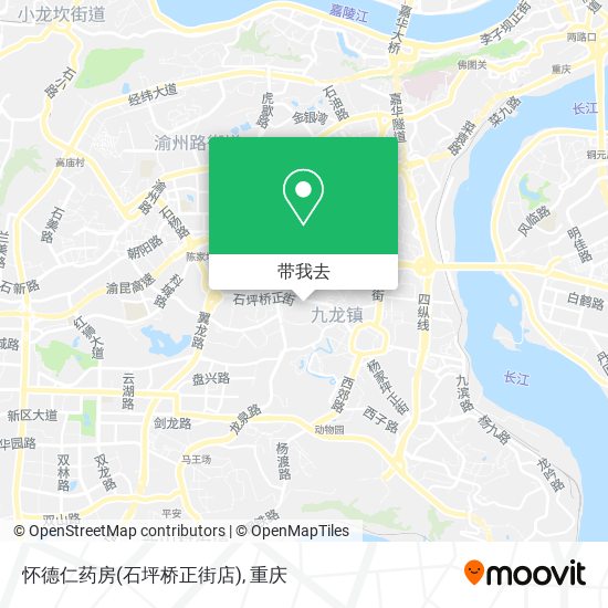 怀德仁药房(石坪桥正街店)地图