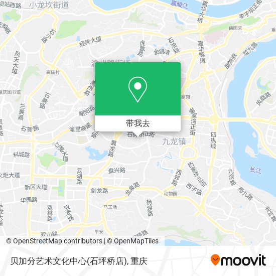贝加分艺术文化中心(石坪桥店)地图