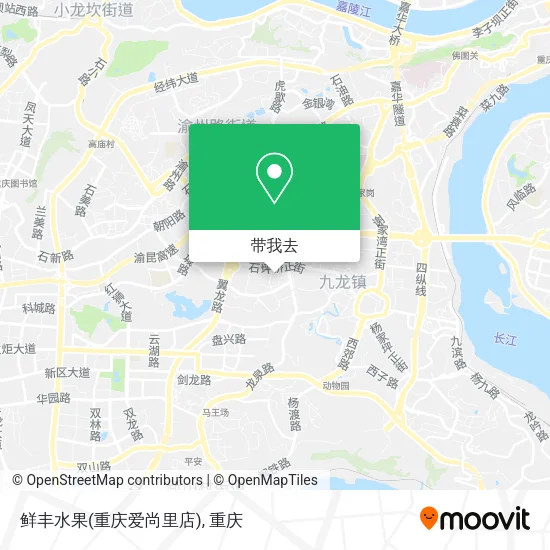 鲜丰水果(重庆爱尚里店)地图