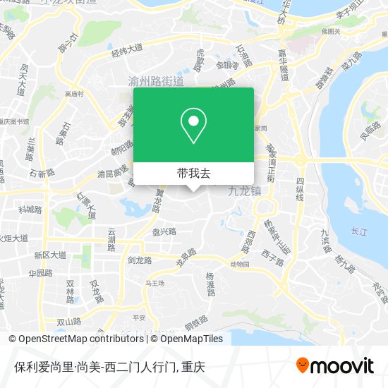 保利爱尚里·尚美-西二门人行门地图