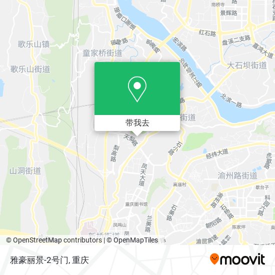 雅豪丽景-2号门地图