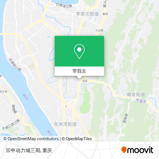 宗申动力城三期地图