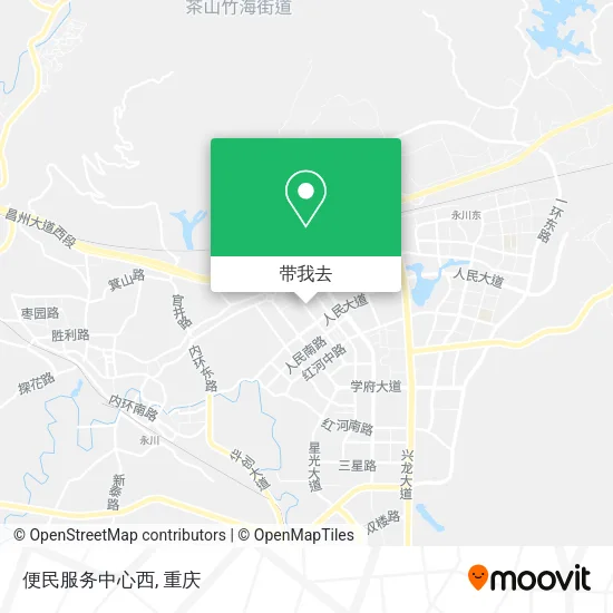 便民服务中心西地图