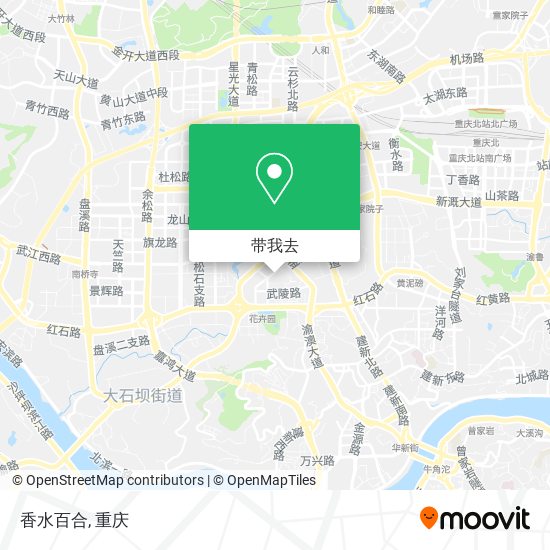 香水百合地图