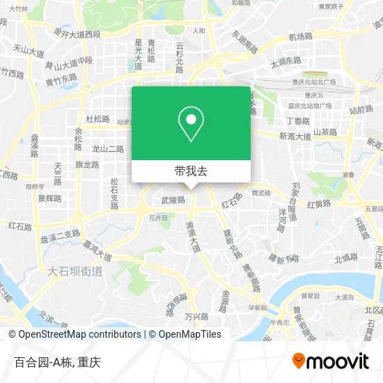 百合园-A栋地图