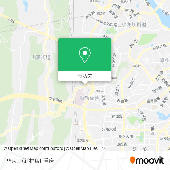 华莱士(新桥店)地图