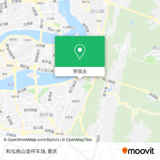 和泓南山道停车场地图