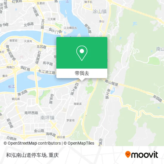和泓南山道停车场地图