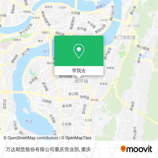 万达期货股份有限公司重庆营业部地图