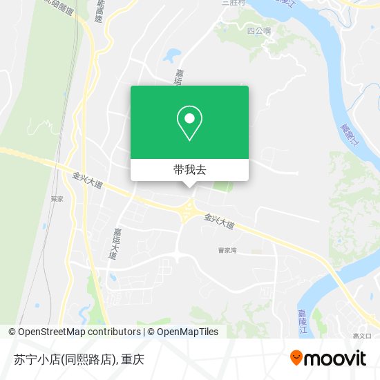 苏宁小店(同熙路店)地图