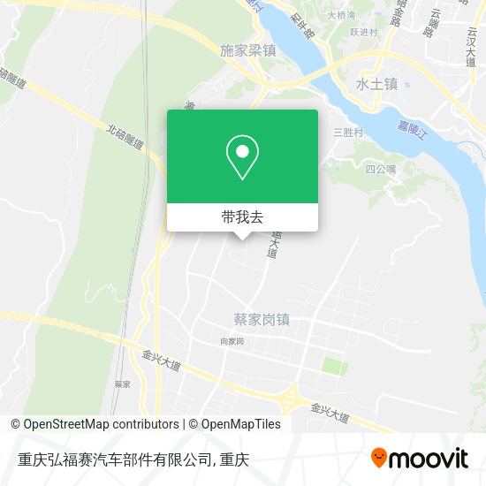 重庆弘福赛汽车部件有限公司地图