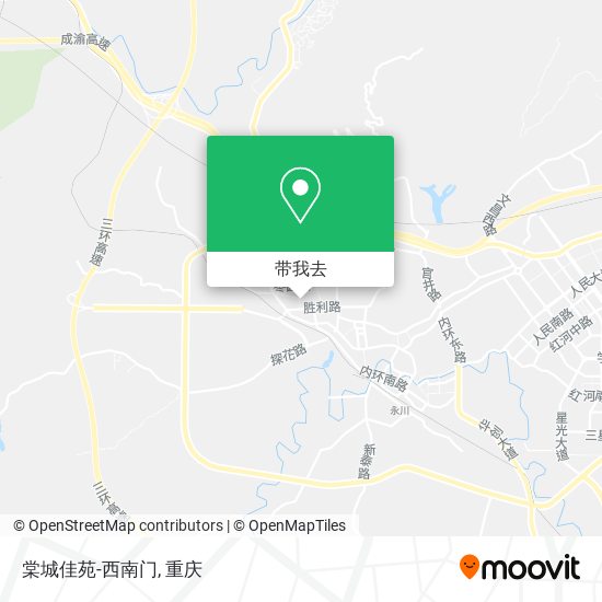 棠城佳苑-西南门地图