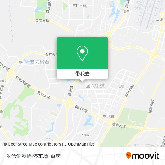 乐信爱琴屿-停车场地图