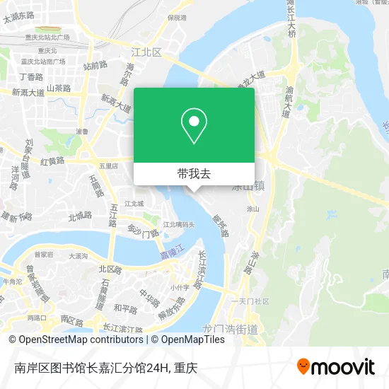 南岸区图书馆长嘉汇分馆24H地图
