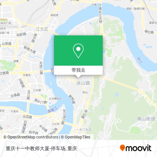 重庆十一中教师大厦-停车场地图