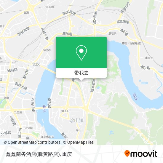 鑫鑫商务酒店(腾黄路店)地图