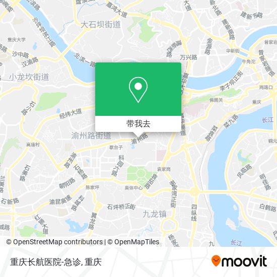 重庆长航医院-急诊地图