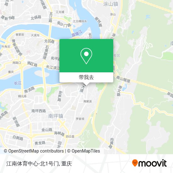 江南体育中心-北1号门地图