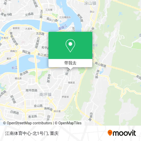 江南体育中心-北1号门地图