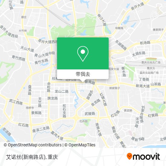 艾诺丝(新南路店)地图