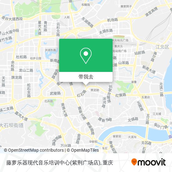 藤萝乐器现代音乐培训中心(紫荆广场店)地图