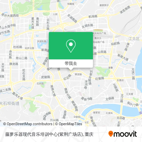 藤萝乐器现代音乐培训中心(紫荆广场店)地图