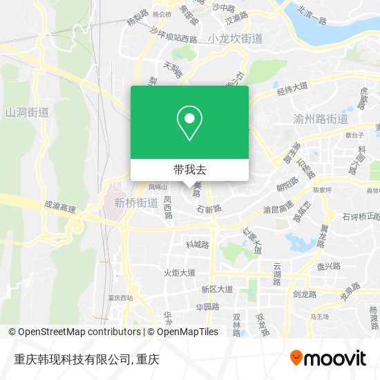重庆韩现科技有限公司地图