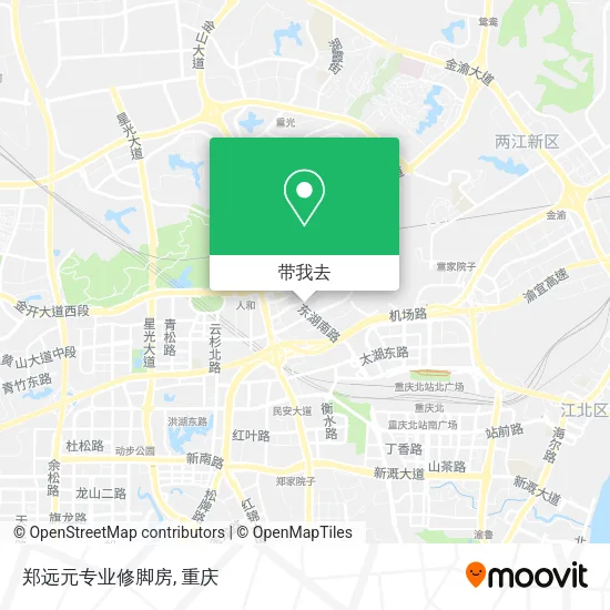 郑远元专业修脚房地图