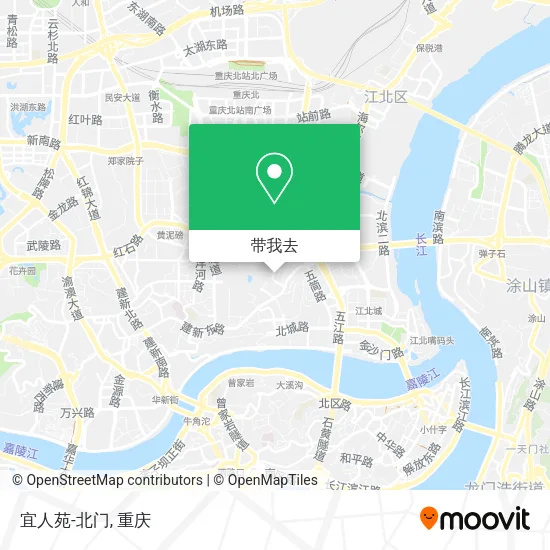 宜人苑-北门地图